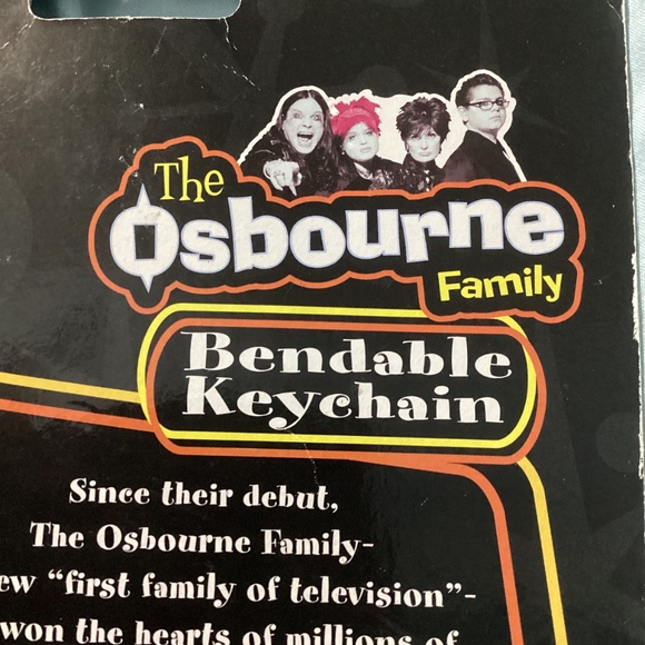 NEW The Osbourne Family SHARON OSBOURNE Bendable Keychain 2002 - Picture 4 of 8